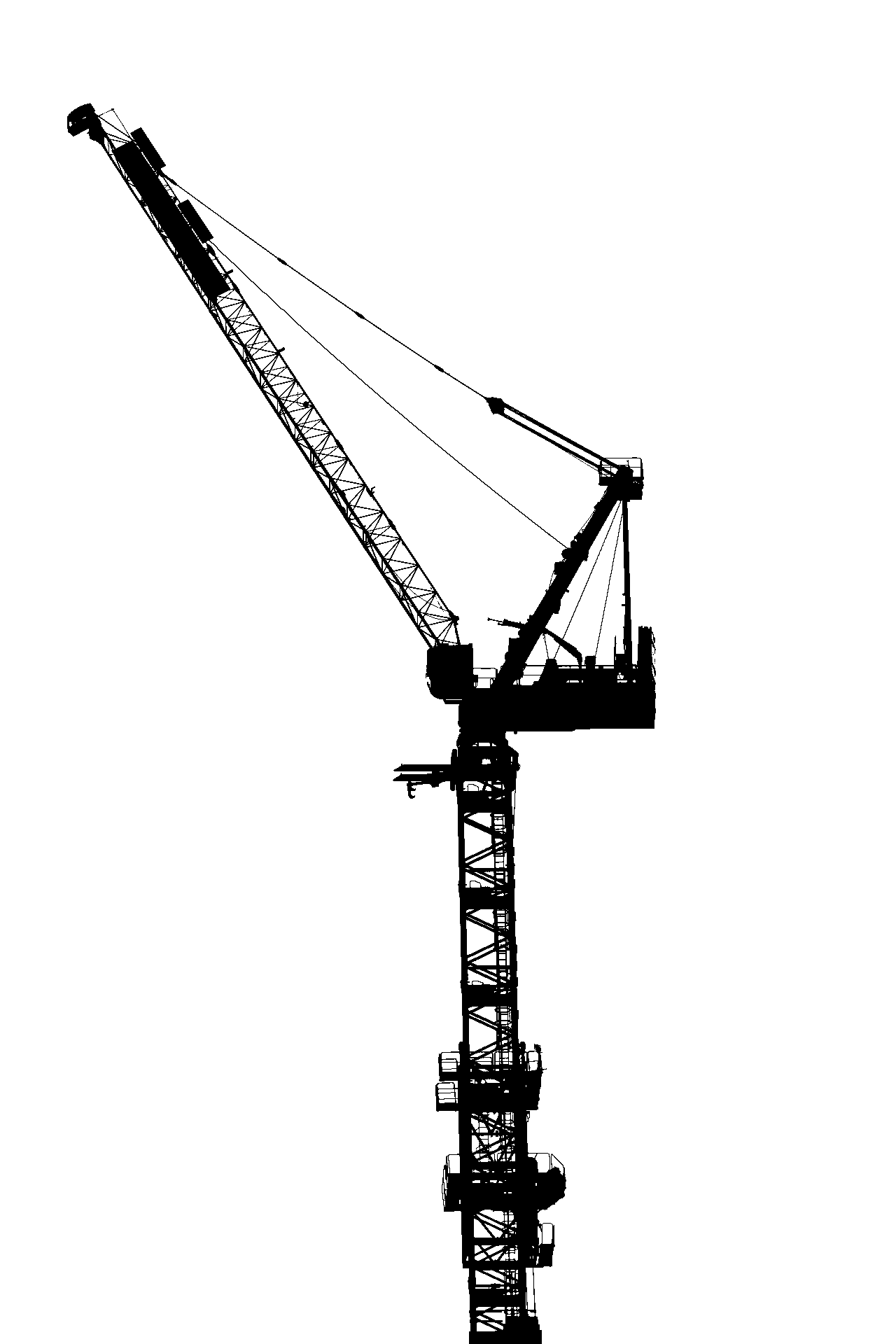 Beautiful image of a construction crane